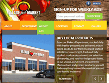 Tablet Screenshot of myvillagefresh.com
